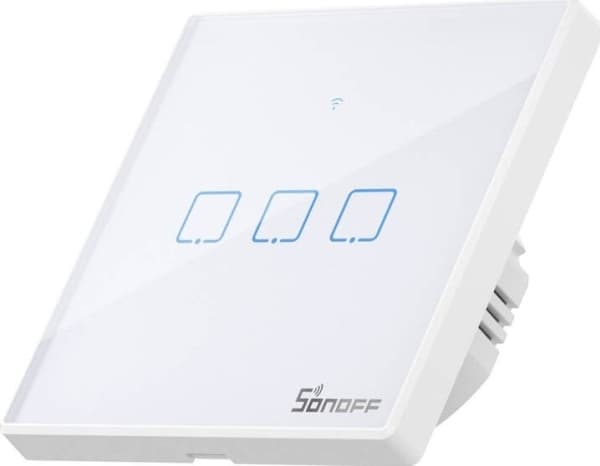 Sonoff Touch valokatkaisija WiFi + RF 433 Sonoff T2 EU TX (3-kanavainen) uusi versio