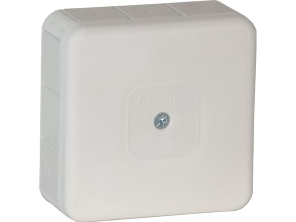 Orno Box n/t PRO, IP55, 400V, 12 gummigenomföringar, 85x85x37mm, vit, 60 st.