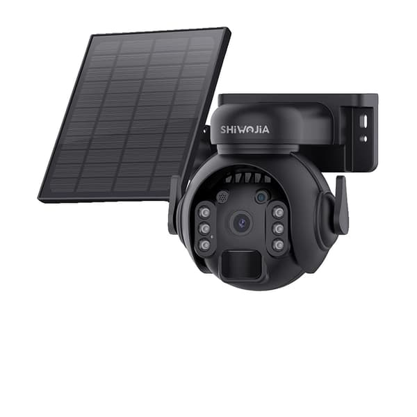 4G Aurinkovoimalla toimiva turvakamera, 5MP HD-tarkkuus, 360° katselukulma,Musta 4G KAMERA Black 4G 32GB