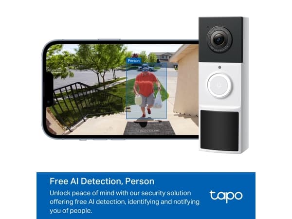 TP-Link Tapo D210, H.264, 3 MP, 2304 x 1296 pixlar, 1296p, CMOS, 25,4 / 3 mm (1 / 3")