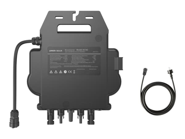 Anker SOLIX MI80 - DC AC invertteri - 600W rajoitettu - 60 V - 800 Watt - 799 VA - Wi-Fi, Bluetooth