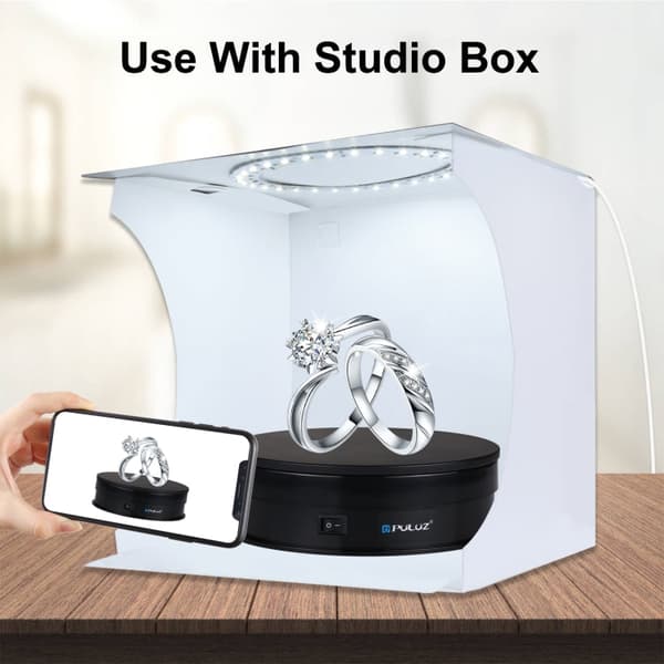 Videointialusta 15cm USB 1-5kg (Black)