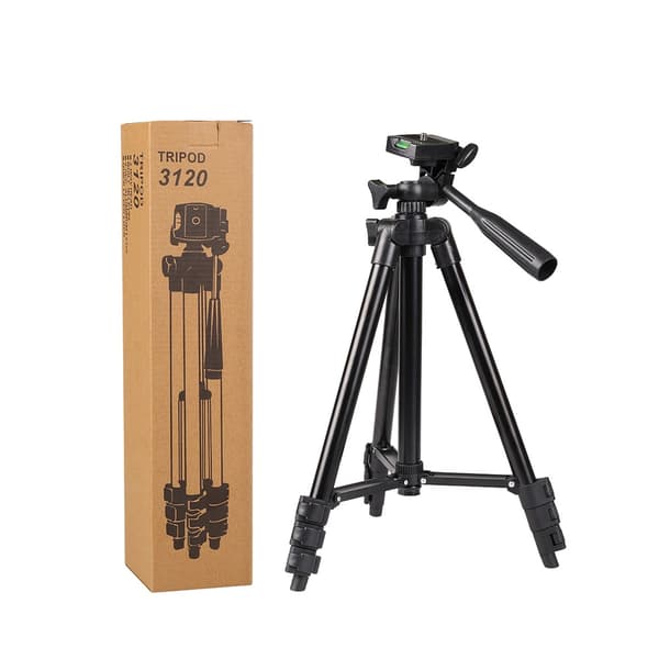 TRIPOD 3120 kolmijalka puhelimelle ja GoPro-kameralle