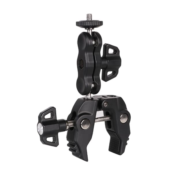 Klemmeholder til et kamera og et GoPro sportskamera