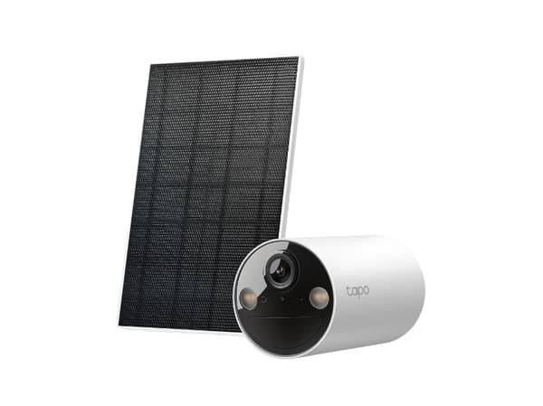 TP-Link Tapo C410 Kit, IP-sikkerhetskamera, Utendørs, Trådløs, Amazon Alexa & Google Assistant, CE, FCC, DOE, CEC, RCM, KC, NCC, BSMI, NTRA, IP65, Ta Hvit