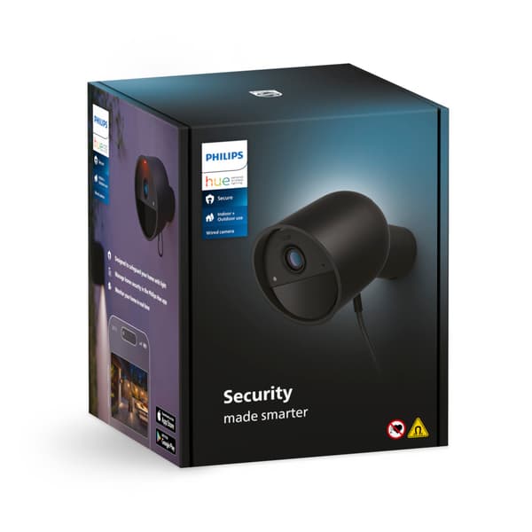 Philips Hue Secure Cam 230V Sort Sort
