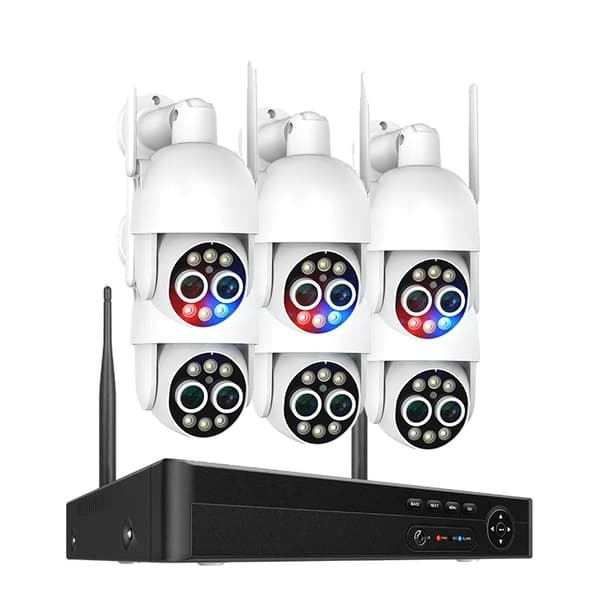 8CH Langaton Turvakamerajärjestelmä, 8MP Resoluutio, 8X Hybridizoom,2T, 8CH ja 2 kameraa