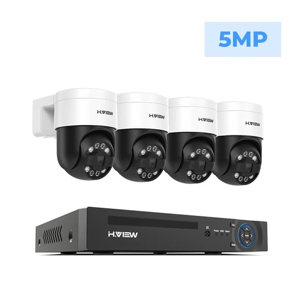 Säkerhetskamerasystem, 8MP upplösning, 4 stycken kameror,Ingen, 8MP 4PCS Kameror