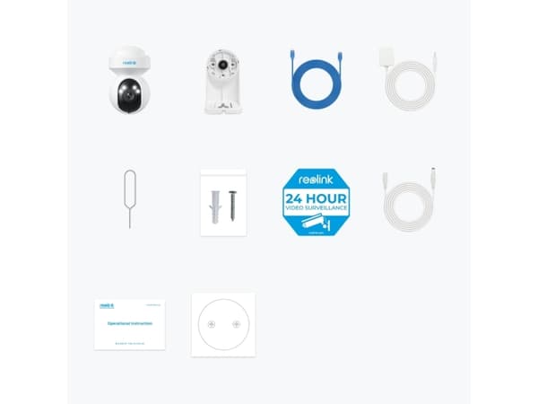 Reolink E Series E560, IP-sikkerhetskamera, Inne & Ute, Ledning & Trådløs, Google Assistant, Innvendig lys, 2400 - 5000 MHz
