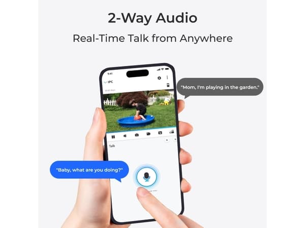 Reolink E Series E560, IP-sikkerhetskamera, Inne & Ute, Ledning & Trådløs, Google Assistant, Innvendig lys, 2400 - 5000 MHz