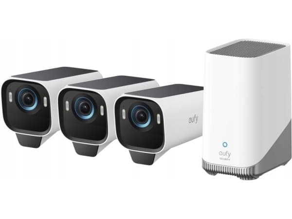 Anker Eufycam S3 Pro 3 Kit Black+White Homebase S380+ 3x S3 Pro cameras