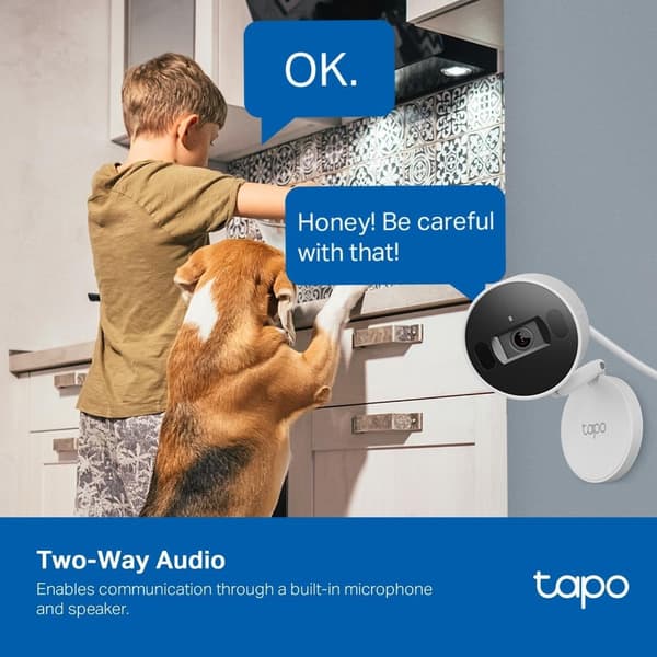 TP-Link Tapo AI Wi-Fi-kamera for hjemmesikkerhet / Tapo C125