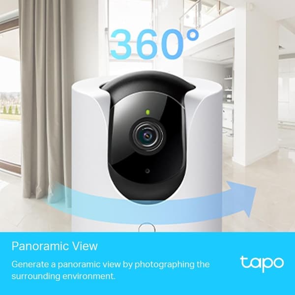 TP-Link Tapo Pan/Tilt AI Wi-Fi-kamera for hjemmesikkerhet / Tapo C225