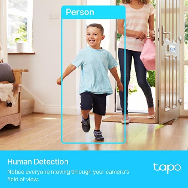 TP-Link Tapo Pan/Tilt AI Wi-Fi-kamera for hjemmesikkerhet / Tapo C225