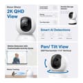 Pikkukuva 3 / 11: TP-Link Tapo Pan/Tilt AI Home Security Wi-Fi-kamera /Tapo C220