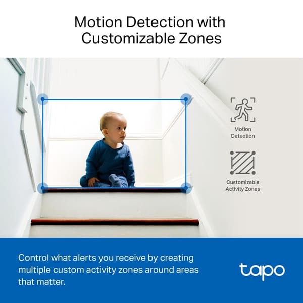 TP-Link Tapo Pan/Tilt AI Home Security Wi-Fi-kamera /Tapo C220