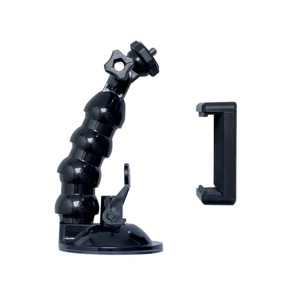 Sugekopholder til GoPro DJI Insta360 SJCam Eken sportskamera + smartphone adapter