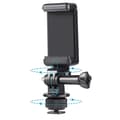 Miniatyrbild 5 av 5: Telefonhållare för en GoPro sportkamera med vridbart huvud