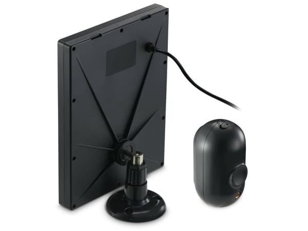Hama 00176648, IP-sikkerhetskamera, Utendørs, Trådløs, Vegg, Sort, IP65