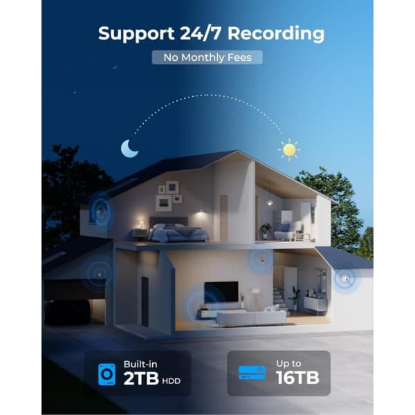Reolink RLK12-800WB4 4K UltraHD WiFi -valvontajärjestelmä