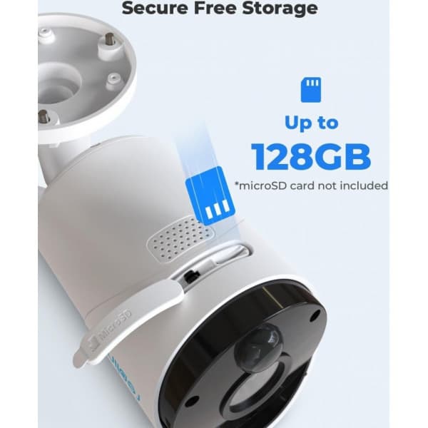 Reolink Argus Eco 3MP AI overvågningskamera til udendørs og indendørs brug, USB-C