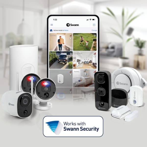 Swann Xtreem4K Wireless Security Camera with 2-Way Talk, Siren & Heat + Motion Detection