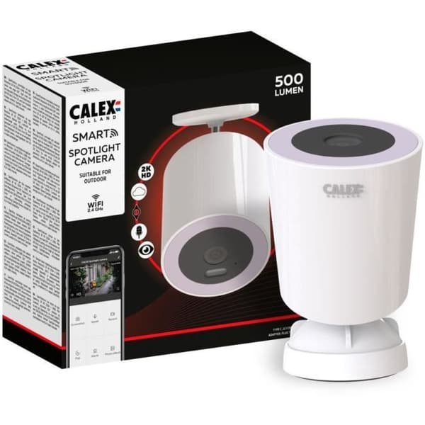 Smart projektorkamera - CALEX - WiFi - 5 års batterigaranti