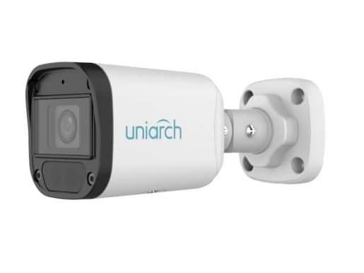 Uniarch IPC-B122-APF28K, IP-sikkerhetskamera, Inne & Ute, Koblet med ledninger (ikke trådløs), Tak/vegg/stang, Hvit, Kule (form)