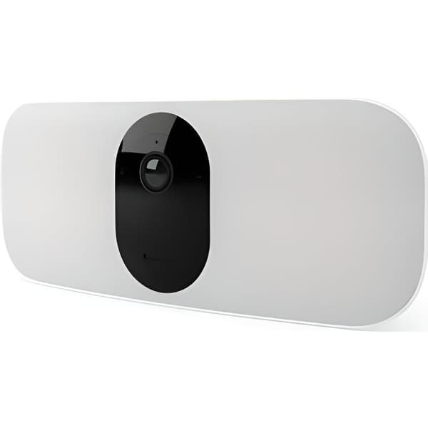 ARLO Pro 3 Floodlight övervakningskamera - Trådlöst WiFi - Vit - 2K - Kraftfull integrerad spotlightbelysning Vit