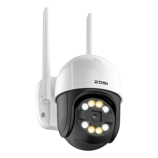 IP-ulkokamera ZOSI C289 WiFi Pan Tilt 3MP IP66 32GB microSD-kortilla