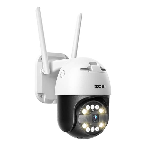 IP-ulkokamera ZOSI C296 WiFi Pan Tilt 5MP IP66 32GB microSD-kortilla