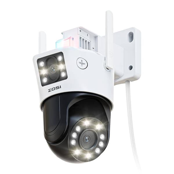 IP-ulkokamera ZOSI C298 WiFi Pan Tilt 6MP Dual IP66