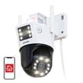 Pikkukuva 1 / 4: IP-ulkokamera ZOSI C298 WiFi Pan Tilt 6MP Dual IP66