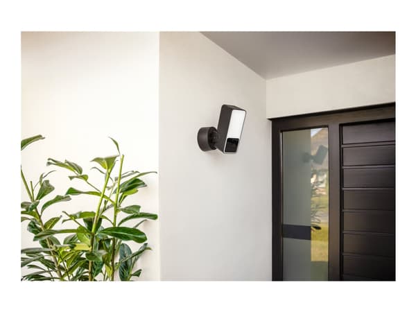 Eve Outdoor Cam, Ulkona, Langallinen & langaton, Seinä, Musta, Valkoinen, Laatikko, IP55