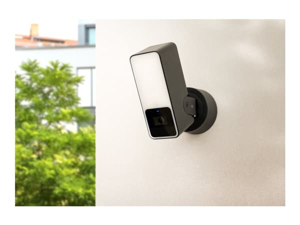 Eve Outdoor Cam, Ulkona, Langallinen & langaton, Seinä, Musta, Valkoinen, Laatikko, IP55 musta, Valkoinen