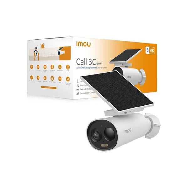 IMOU Cell 3C All in One övervakningskamera - 3 MP upplösning - IP66 - Solenergi