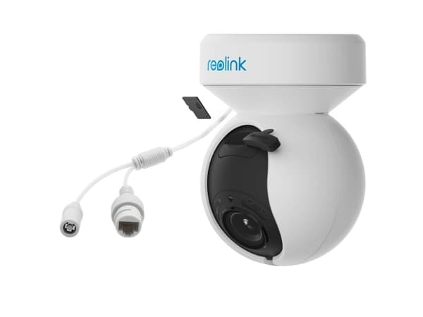 Reolink E Series E540 - Nettverksovervåkingskamera - PTZ - utendørs - værbestandig - farge (Dag og natt) - 5 MP - 2560 x 1920 - motorisert - lyd - tr