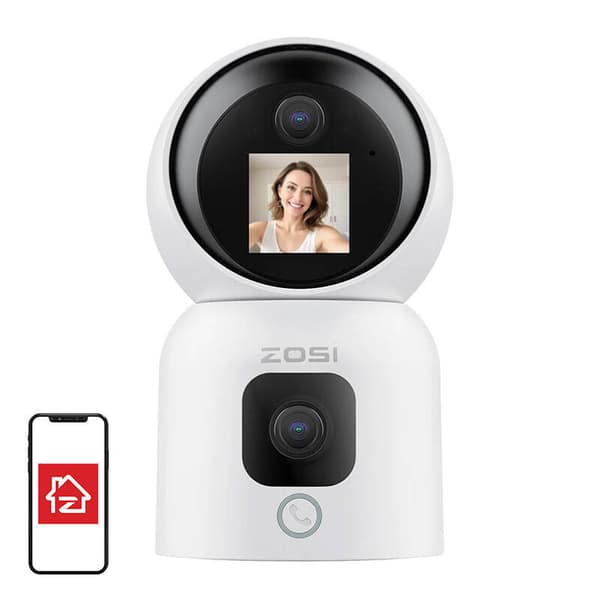 IP inomhuskamera ZOSI C528M WiFi 5G Dual 6MP