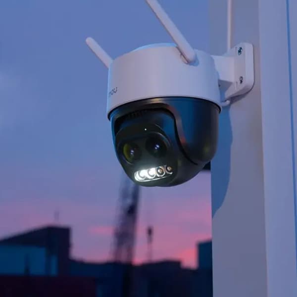 Wi-Fi övervakningskamera med snabb detektering och aviseringar, 5MP - Imou Utomhuskamera Cruiser Z (IPC-S7DP-5M0WEZ) - Vit