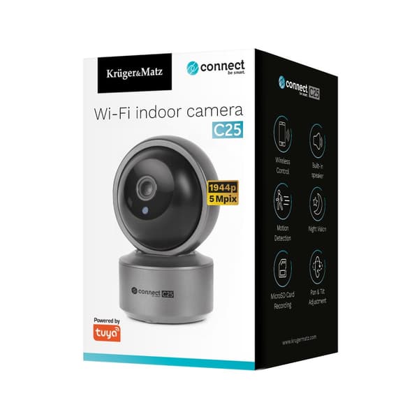 Kruger&Matz Connect C25 2K Tuya Indoor IP -kamera