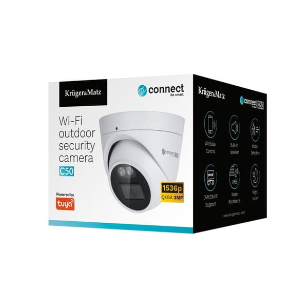 Kruger&Matz Connect C50 Tuya Outdoor Wi-Fi-kamera