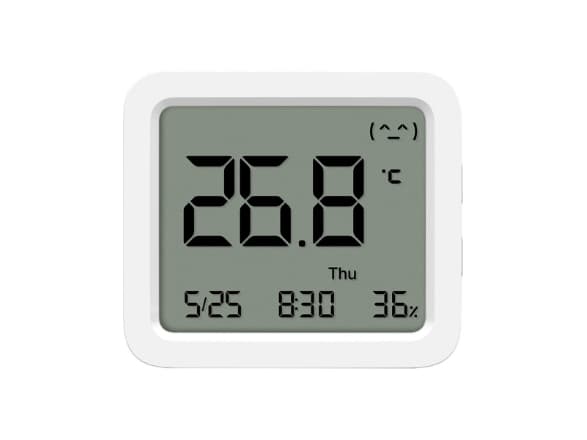 Xiaomi Smart Temperature and Humidity Monitor 3 - Temperatur- og fuktighetssensor - trådløs - Bluetooth 5.0 LE
