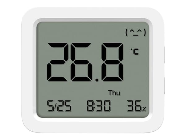 Xiaomi Smart Temperature and Humidity Monitor 3 - Temperatur- og fuktighetssensor - trådløs - Bluetooth 5.0 LE