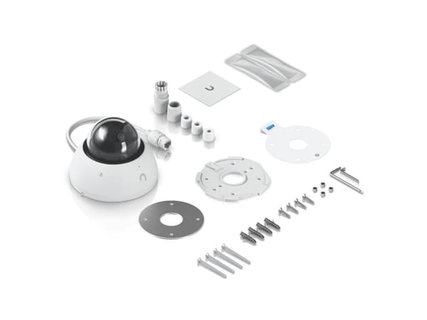 Ubiquiti UniFi AI Dome - Nettverksovervåkingskamera - innendørs, utendørs - hærverks- / værbestandig - farge (Dag og natt) - 8 MP - 3840 x 2160 - 4K