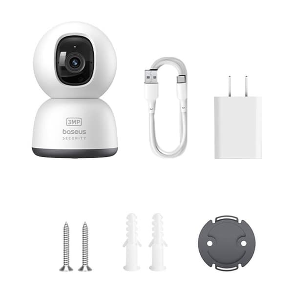 Baseus P1 Lite 2K inomhuskamera (vit)
