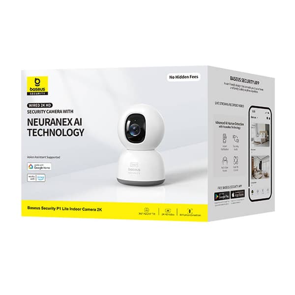 Baseus P1 Lite 2K inomhuskamera (vit)
