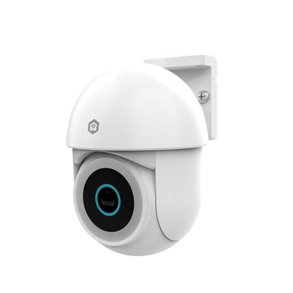 Nedis SmartLife Utendørs kamera | Wi-Fi | Søkelys | 3MP Full HD 1296p | Panorering og vipping | IP65 | Cloud Storage (valgfritt) / microSD (ikke inklu