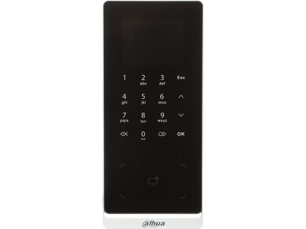 Dahua Technology DHI-ASI2201H-W, Kasvojentunnistusliitin, Käyttökoodin lukija, Wi-Fi, Käyttökoodin lukija, IP65, Lähialueen kommunikointi (NFC)