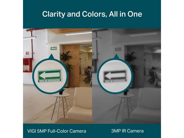 TP-Link VIGI C450, IP-säkerhetskamera, inomhus, Kabel, 120 dB, CE, NTRA, VCCI, KC, BSMI, FCC, IC, Tak