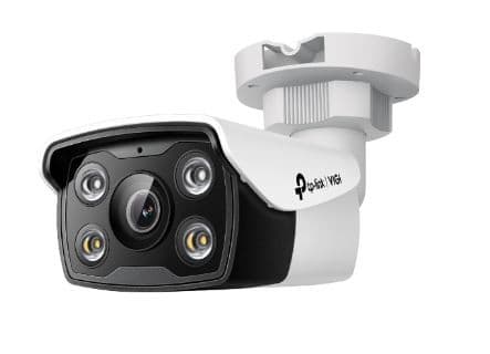 TP-Link VIGI C350, IP-säkerhetskamera, Utomhus, Kabel, 120 dB, Tak, Svart, Vit